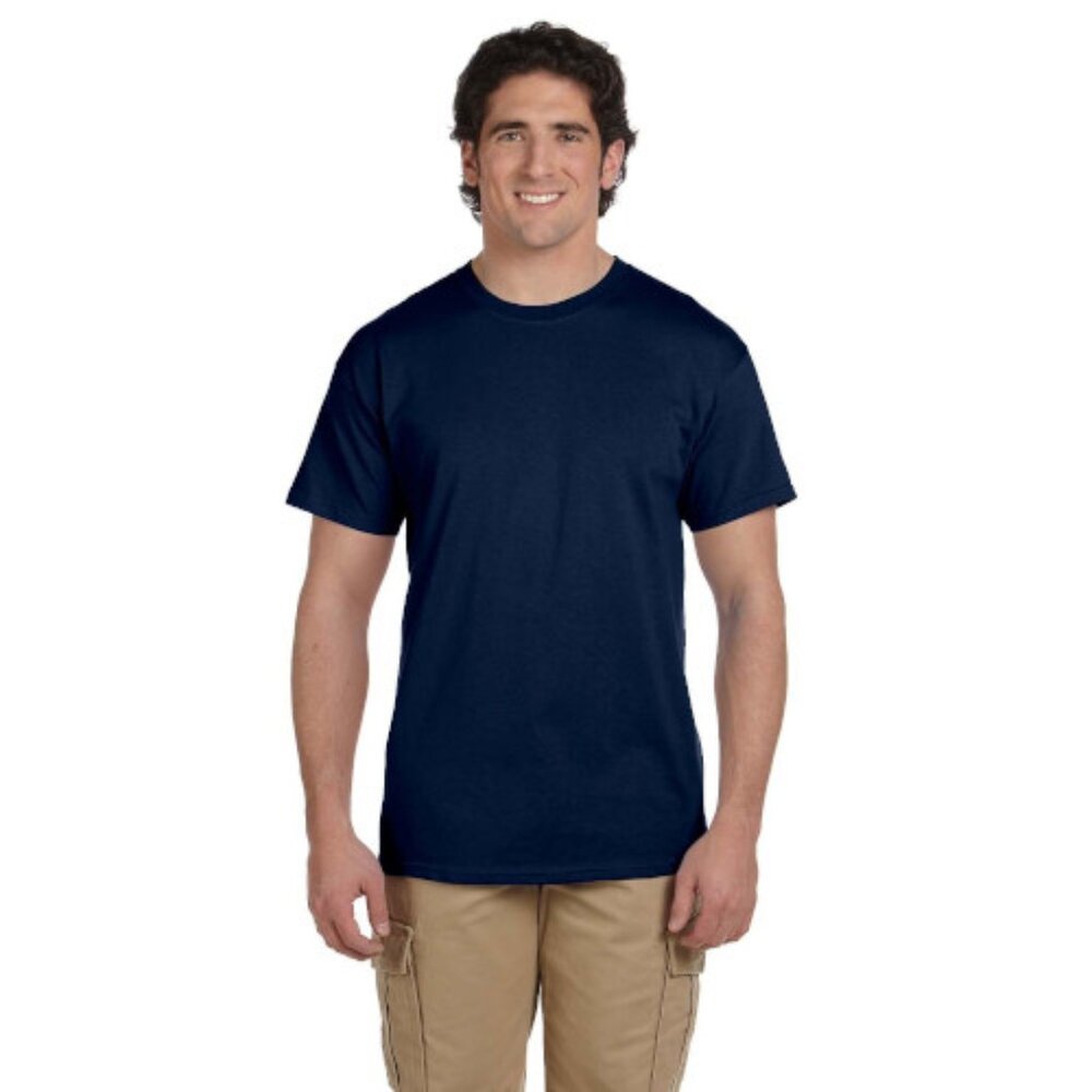 Fruit of the Loom Adult 5 oz. HD Cotton TShirt - 3931 - J Navy